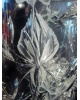 Vase rectangulaire taillé 28 cm Cristal de Bohême