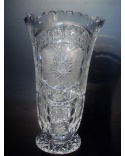 Vase sur pied taille PK 500 Cristal de Bohême