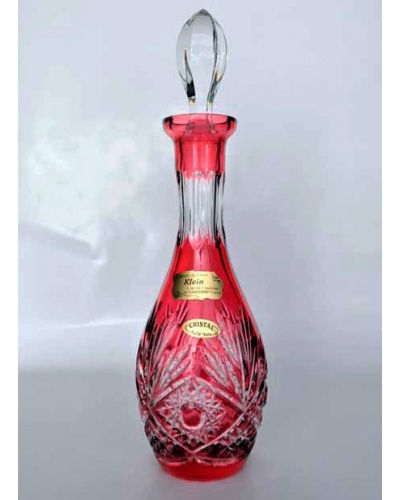Carafe rouge PM cristal taillé Klein de Baccarat