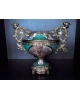 Centre rouge bronze massif porcelaine