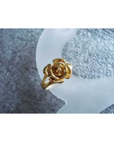 Bague Rose or jaune 750/ººº