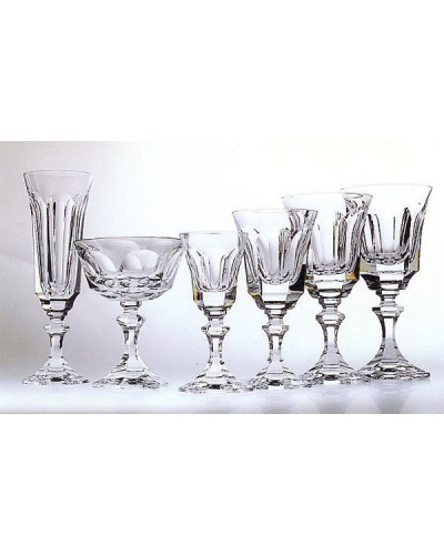 Boite 6 verres à vin n.3 Chenonceaux Cristal de Sèvres