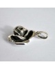 Pendentif Rose argent massif 925 GM