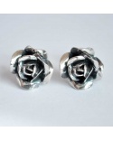 Boucles d'oreilles Rose argent 925 MM Arior