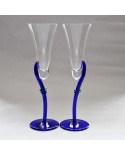 Case of 2 Grace Cristal Libera Champagne Glasses