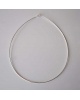 Collier jonc argent massif 925 Murat