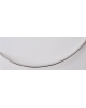 Collier câble Oméga rond 1,4 mm argent massif 925