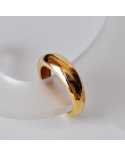 Bague jonc or jaune 750