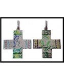 Croix scapulaire émaux argent 925 Arior