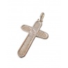 Croix fantaisie argent massif 925