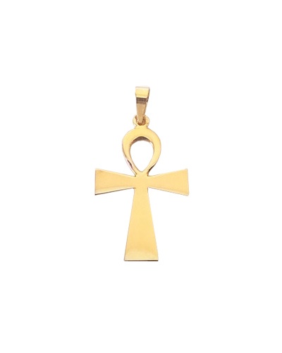Croix de vie égyptienne or jaune 750