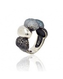 Anillo Concept esmalte gris plata 925 Arior