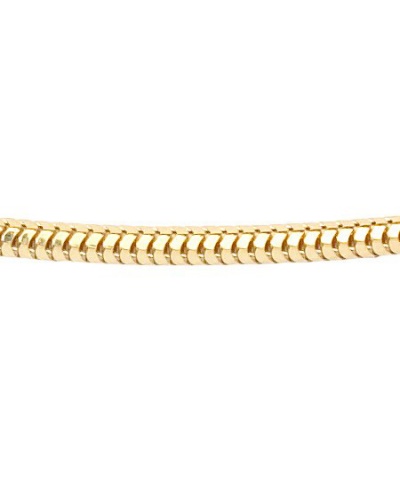 Chaîne serpent 3 mm or jaune 750 45,5 cm