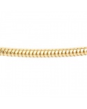 Cadena malla serpiente 3 mm oro amarillo 750 45,5 cm