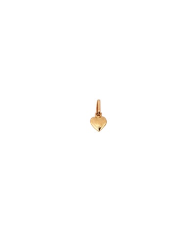 Pendentif mini coeur or jaune 750