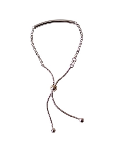 Bracelet Tube argent massif 925