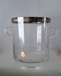 Bohemian Crystal Platinum Lining Ice Bucket