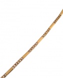 Cadena hombre barritas planas oro amarillo 750