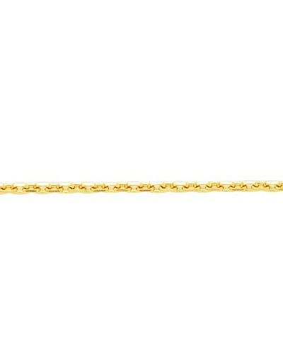 Chaîne forçat limée or jaune 750 2.15 mm