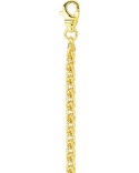 750 Yellow Gold Spiga Solid Bracelet 3.2 mm