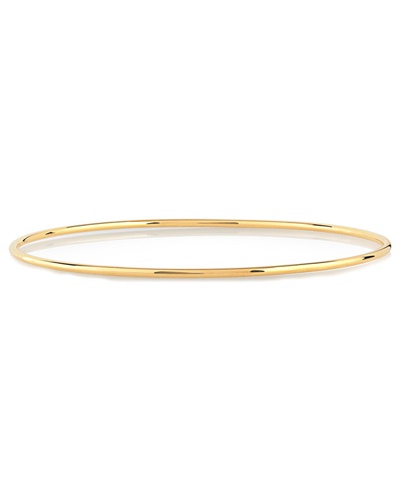 Bracelet jonc or jaune 750 massif 2.9 mm taille 63