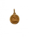 Médaille St Jean-Baptiste or jaune 750 Augis 15mm