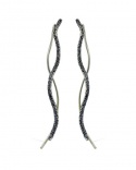 925 Oxidised Silver Earrings Malabar Arior