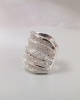 Bague Sinera blanche argent 925 Arior