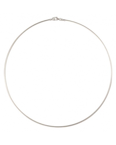 Collier câble rond 1.5 mm argent 925