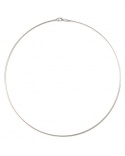 925 Silver Round Cable Necklace 1.5 mm