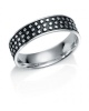 Bague homme Etoiles argent 925 vieilli