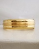 Bracelet jonc ouvrant ciselé or jaune 750 16 mm