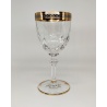 Platinum and Gold Wine Glass N.3 Cristallerie des Vosges du Nord