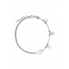 Sterling Silver Hearts and Balls Bracelet