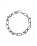 Bracelet maillons U argent 925