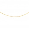 Cadena malla rectangular 1.9 mm oro amarillo 18k