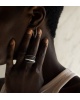 Anillo Sira oxyd en plata de ley envejecida Arior elsbenvinguts