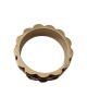 Anillo para hombre forma cadena en oro amarillo 18k