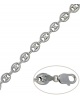 Bracelet grain de café 11 mm argent 925