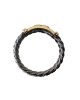 Anillo elefante acero y oro 18k 750