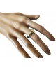 Anillo cable de acero y oro 18k para hombre y mujer