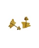 Pendientes mariposa emalte oro amarillo 18k Arior