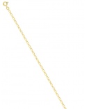 Pulsera Bilbao 2.1 mm oro amarillo 18K