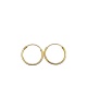 Mini hoops in 18-carat yellow gold 11 mm diameter