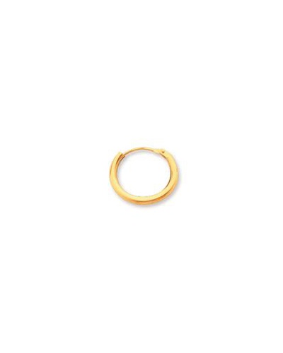 Small hoops in 18 carat yellow gold 13.5 mm diameter