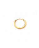 Small hoops 13.5 mm 18 carat yellow gold