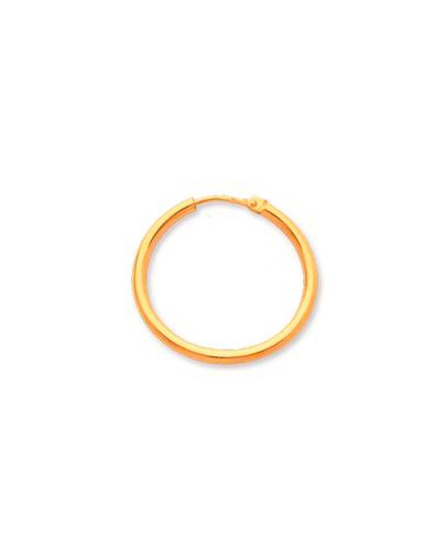 Small hoops in 18 carat yellow gold 15 mm diameter