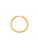 Small hoops 15 mm 18 carat yellow gold