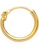 Small hoops in 18 carat yellow gold 16 mm diameter