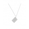 Collier enveloppe avec lettre argent 925